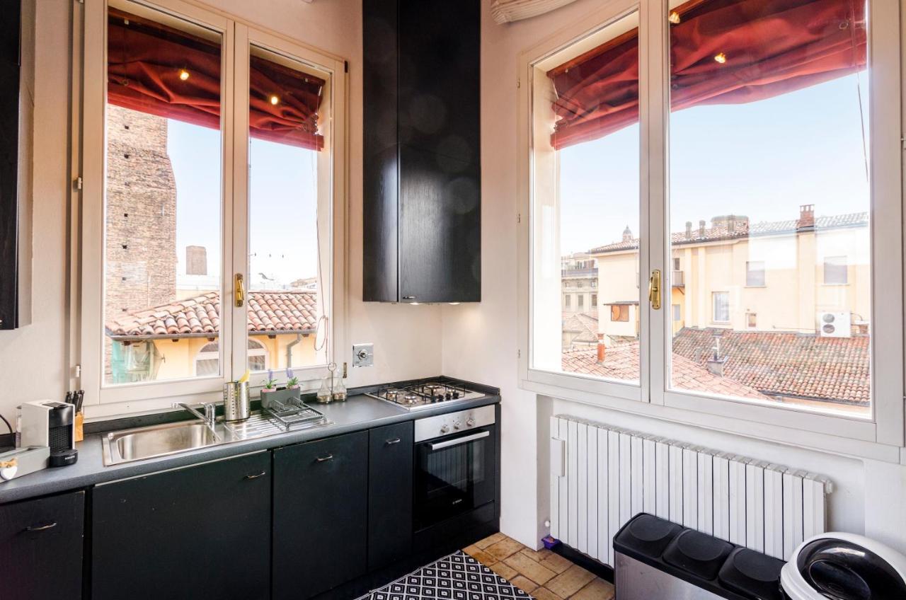 Apartmán Altabella Panoramic Tower Boloňa Exteriér fotografie